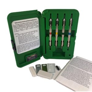 SET DE RAYADORES DE DUREZA PARA IDENTIFICACIÓN DE MINERALES